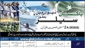 Join Pak Navy Sailors for Batch A-2025(S) Jobs