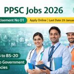 PPSC Jobs 2026 Advertisement No 01 Apply Online for Punjab Government Posts